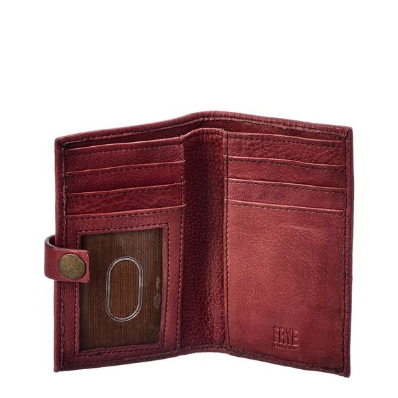 Frye Alessi Studded Small Leather Wallet, Red - Picture 4 of 4